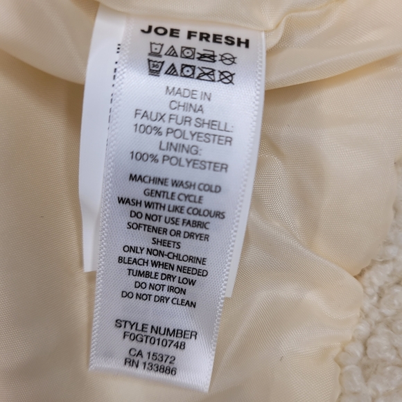 Toddler Cream Fall Jacket 3T - Picture 9 of 10